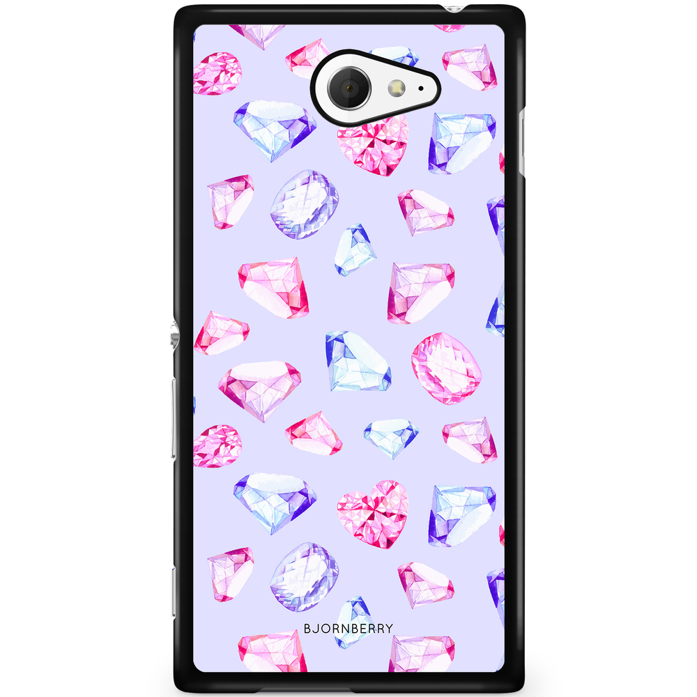 Sony Xperia M2 Aqua Case - Diamonds