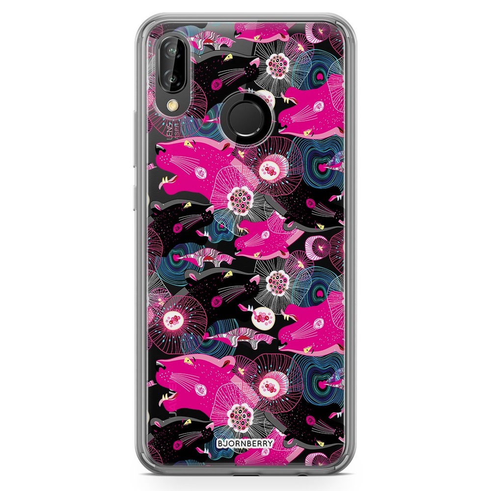 Huawei P20 Lite Fashion Case - Panther Pattern