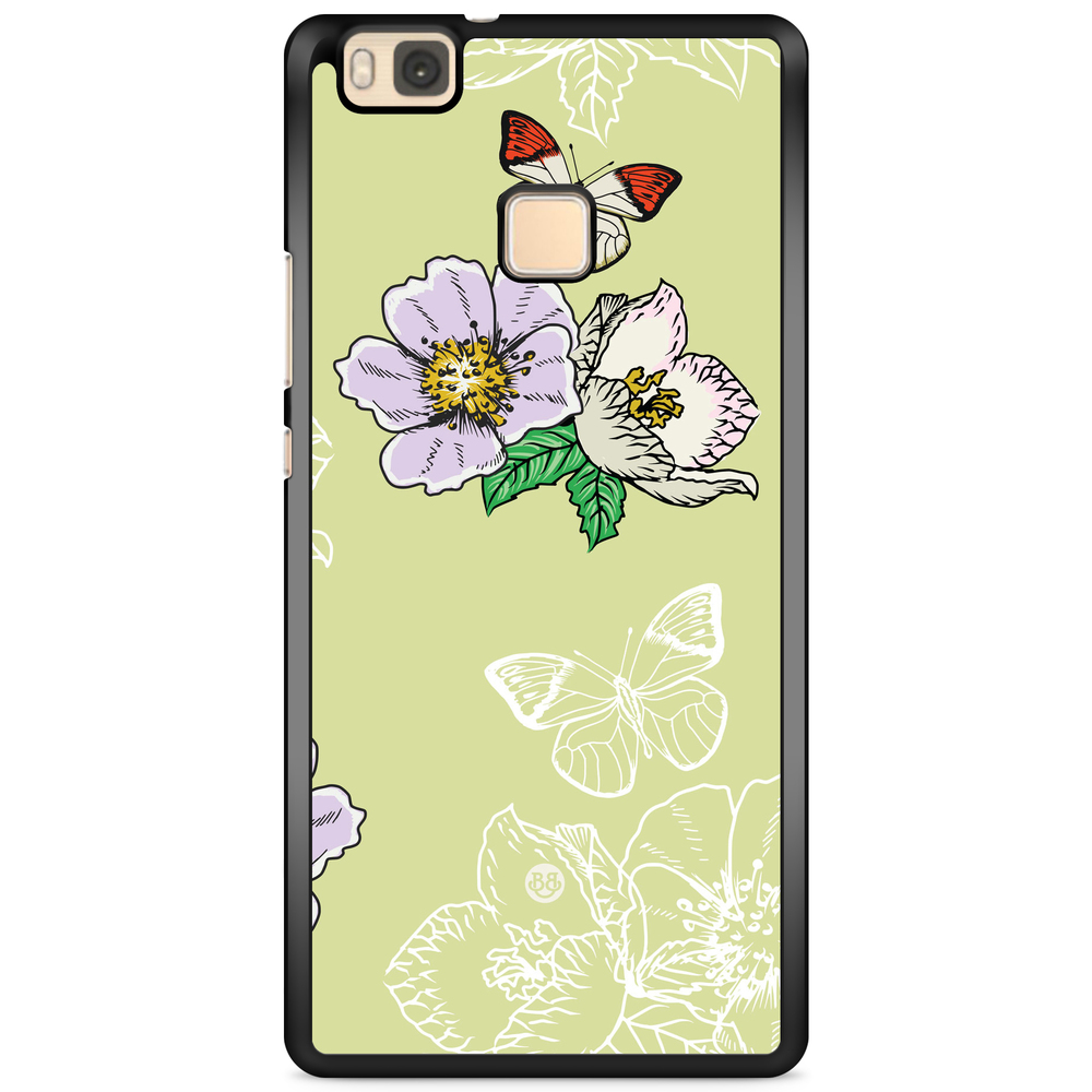 Huawei P9 Lite Case - Butterfly Flower