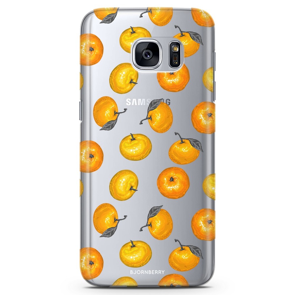 Samsung Galaxy S7 Edge TPU Case - Mandarins