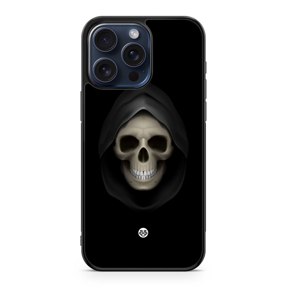 iPhone 15 Pro Max Case - Black Skull