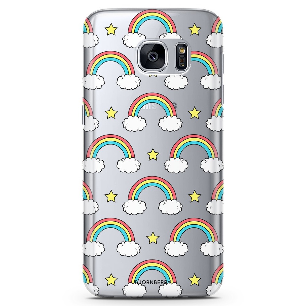 Samsung Galaxy S7 Edge TPU Case - Rainbow Pattern