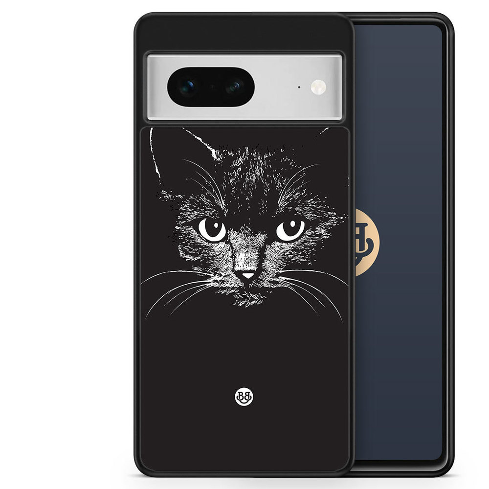 Google Pixel 7 Case - Black/white cat
