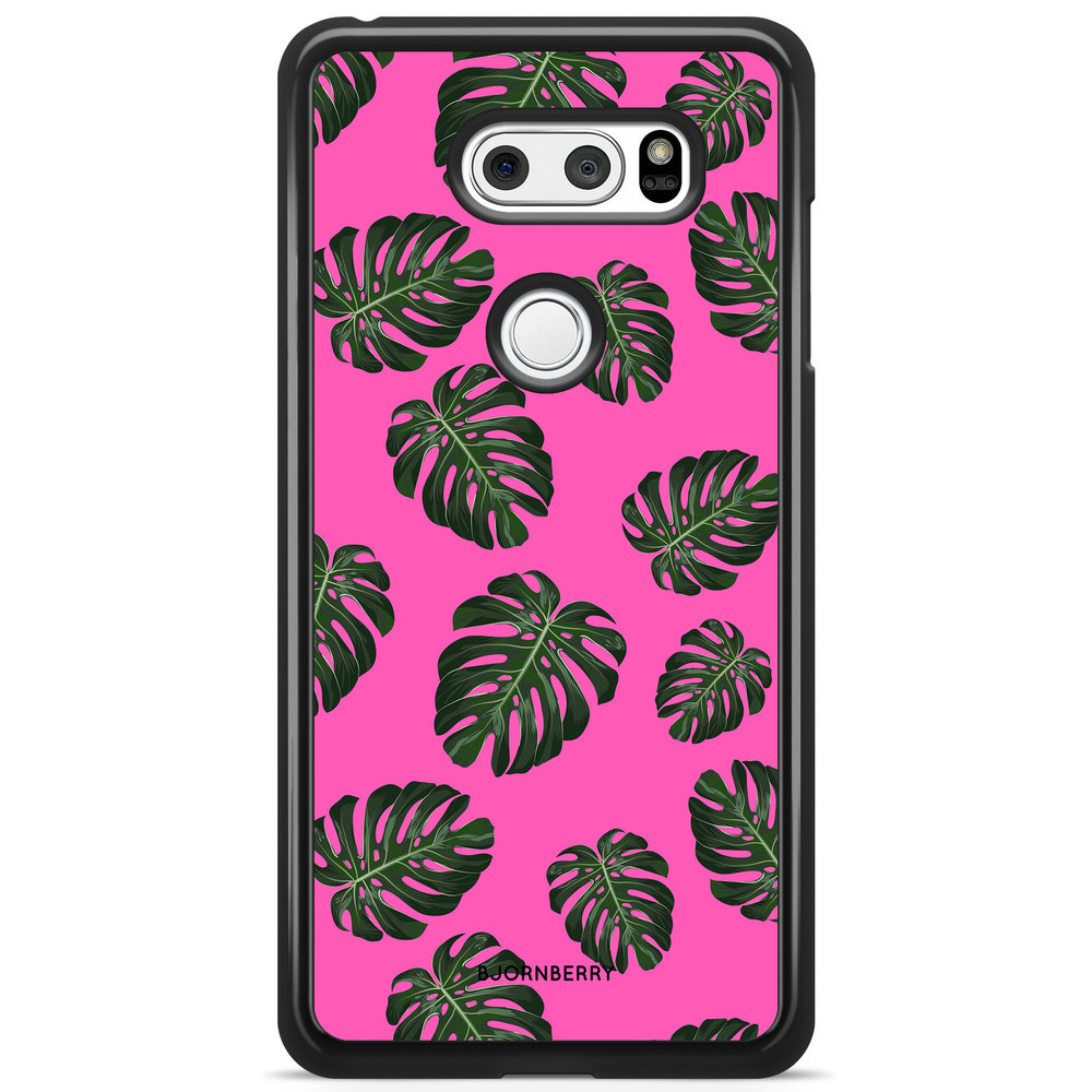 LG V30 Case - Monstera Pink