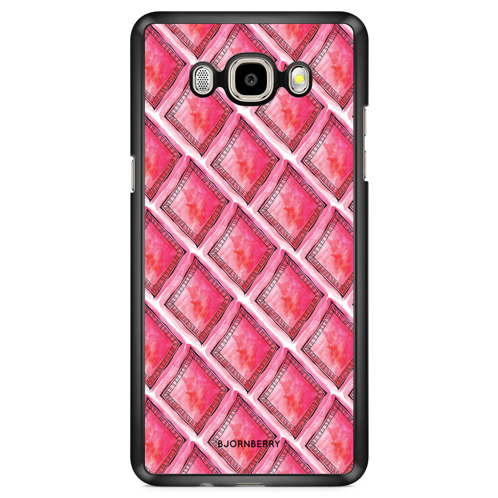 Samsung Galaxy J7 (2016) Case - Red Rhombus