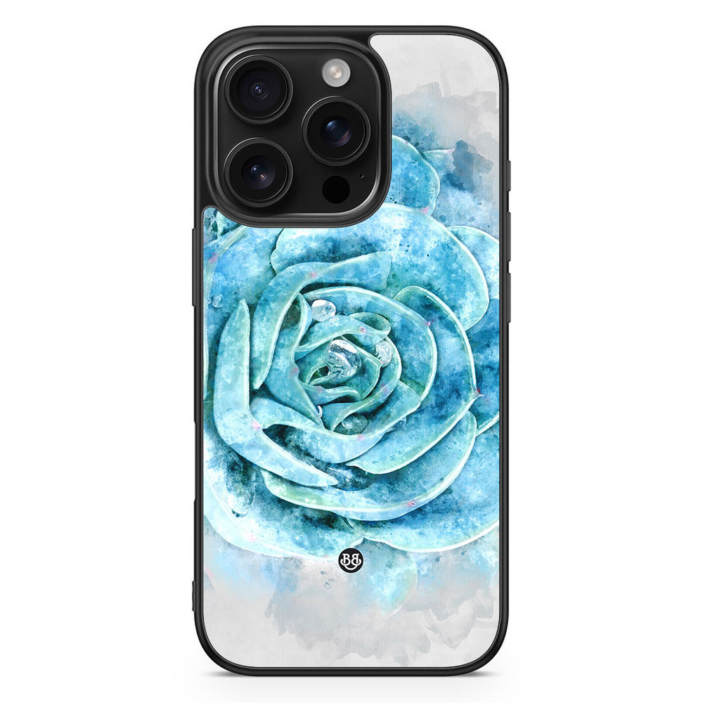iPhone 16 Pro Case - Blue Cactus