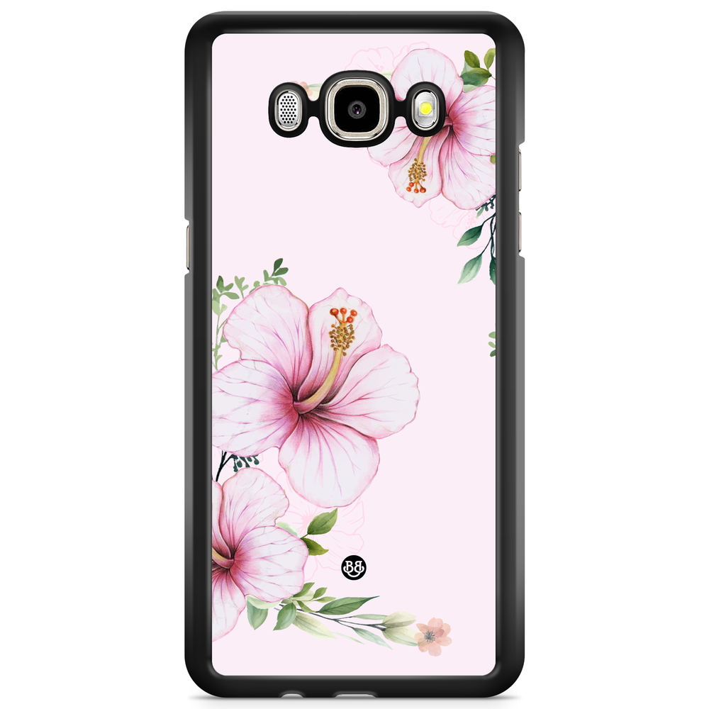 Samsung Galaxy J3 (2016) Case - WILD BLOOM - Soft Hibiscus