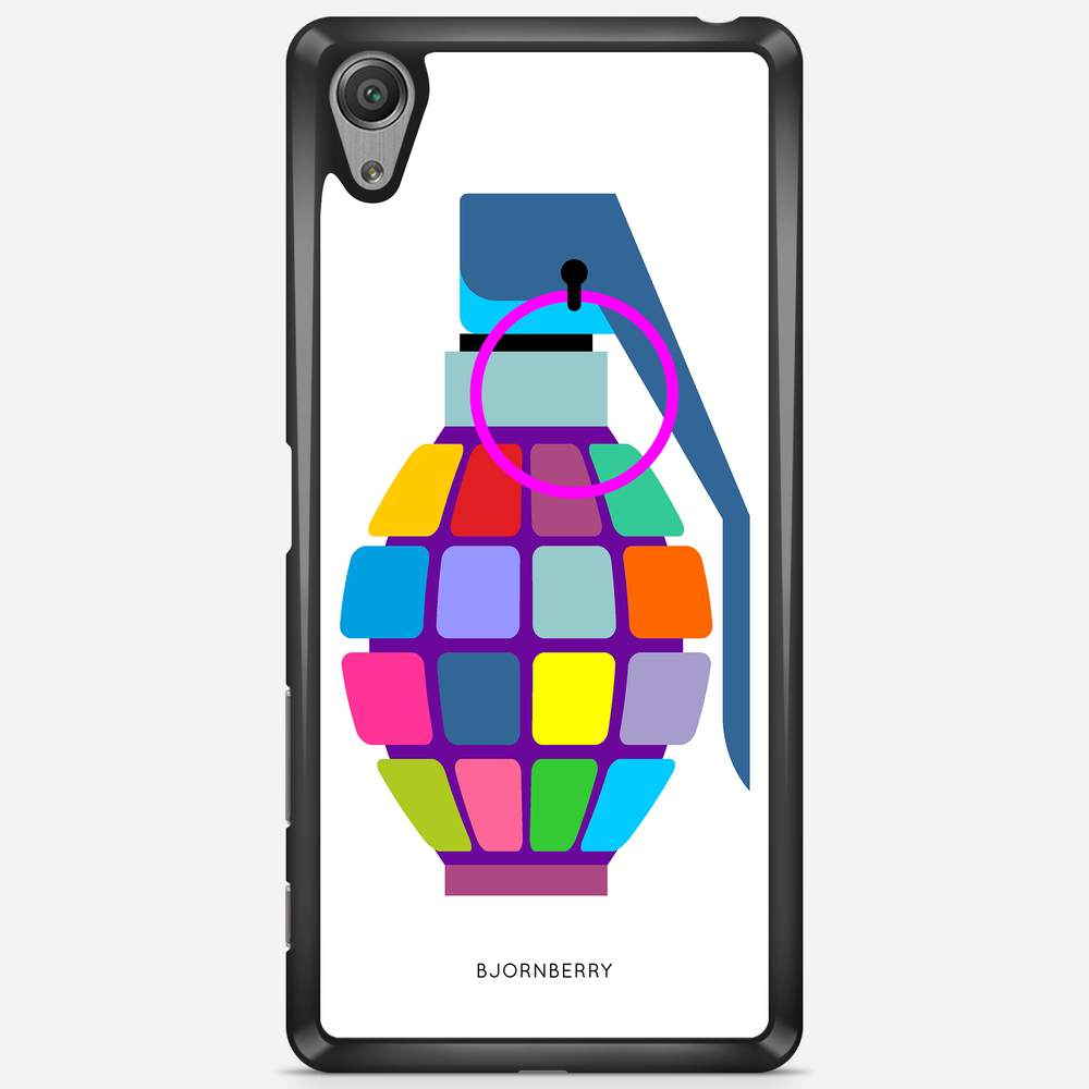 Sony Xperia X Performance Case - Color Hand Granade