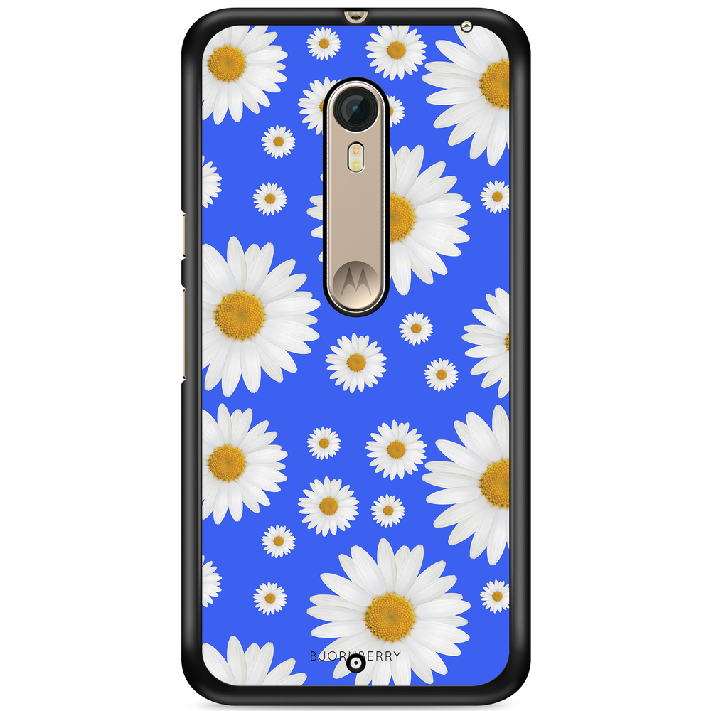 Moto X Style Case - Blue Daisy Flowers