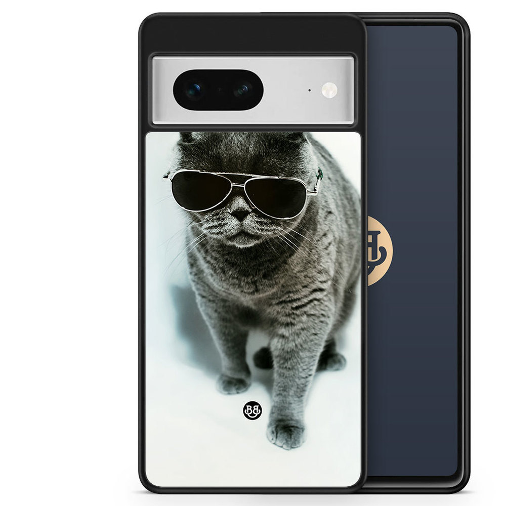 Google Pixel 7 Skal - Katt Glasögon