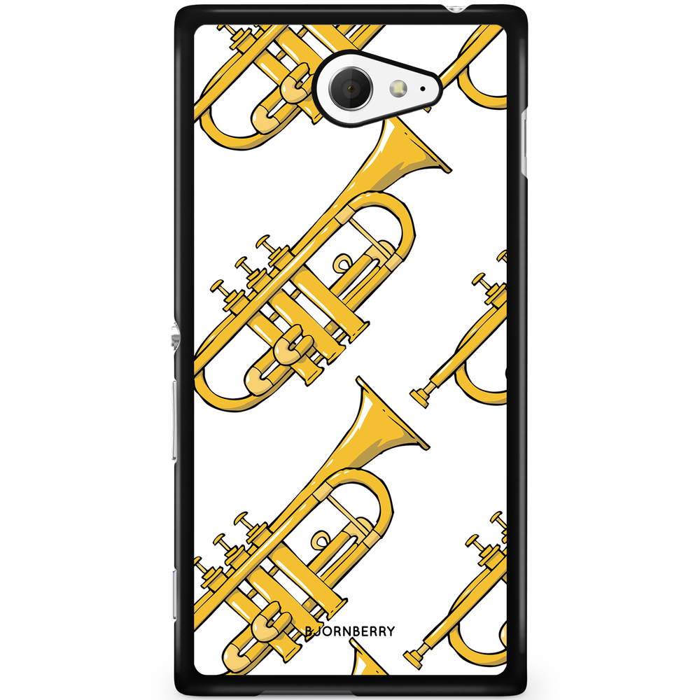 Sony Xperia M2 Aqua Case - Trumpet Pattern