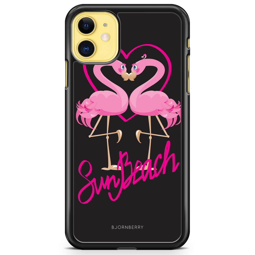 iPhone 11 Case - Sun Beach Flamingo