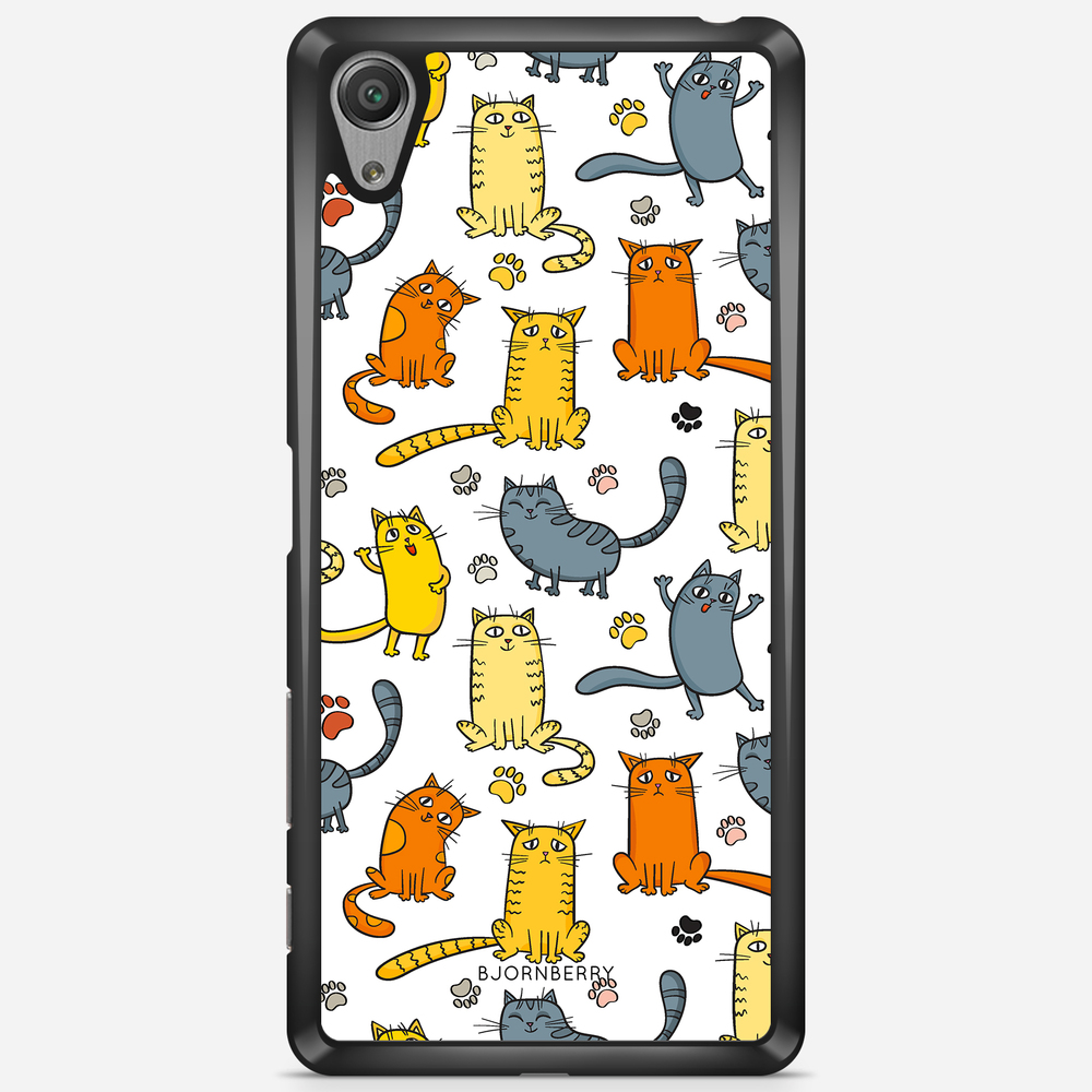 Sony Xperia X Performance Case - Cat Pattern