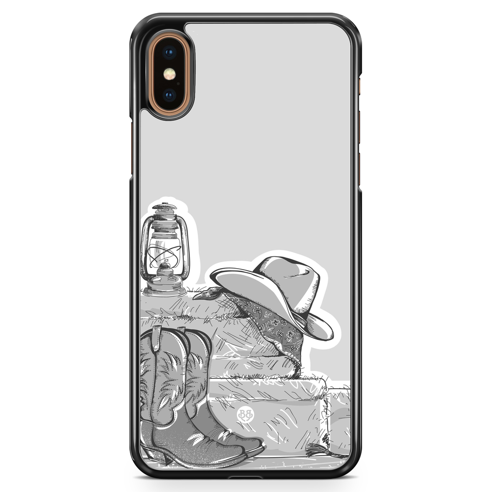 iPhone XS Max Case - Western Black/White