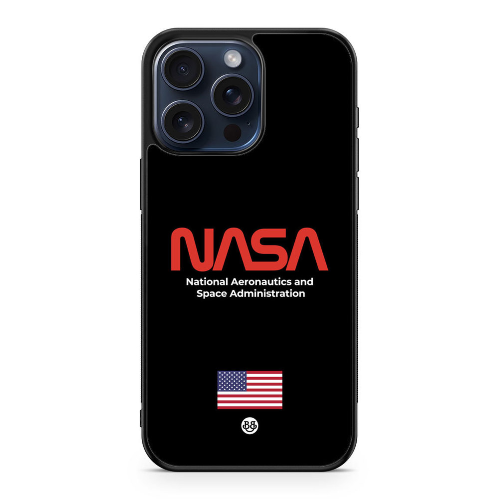 iPhone 15 Pro Max Case - NASA Worm Black