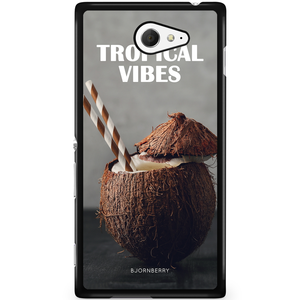 Sony Xperia M2 Aqua Case - Coconut Tropical 