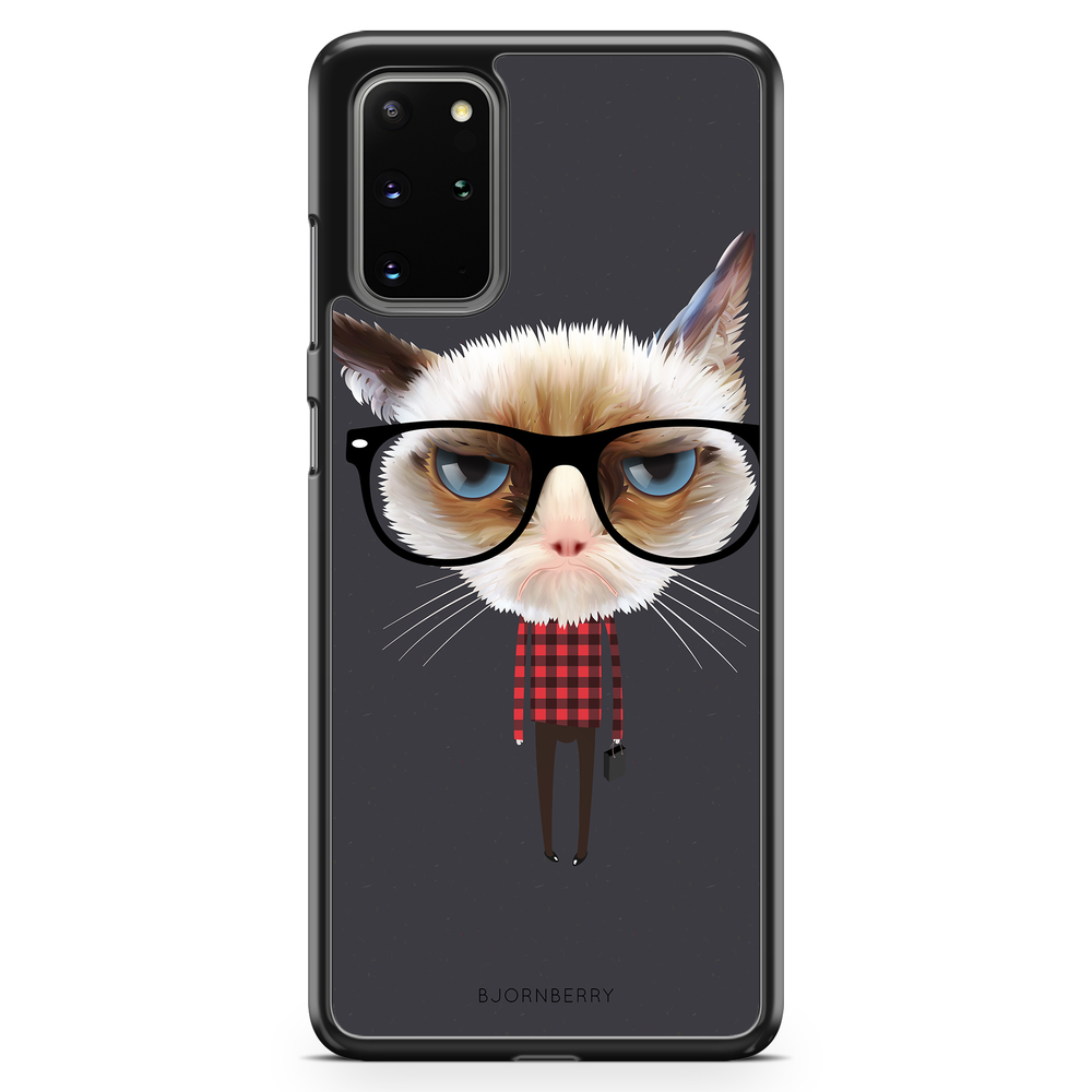 Samsung Galaxy S20 Plus Case - Hipster Cat