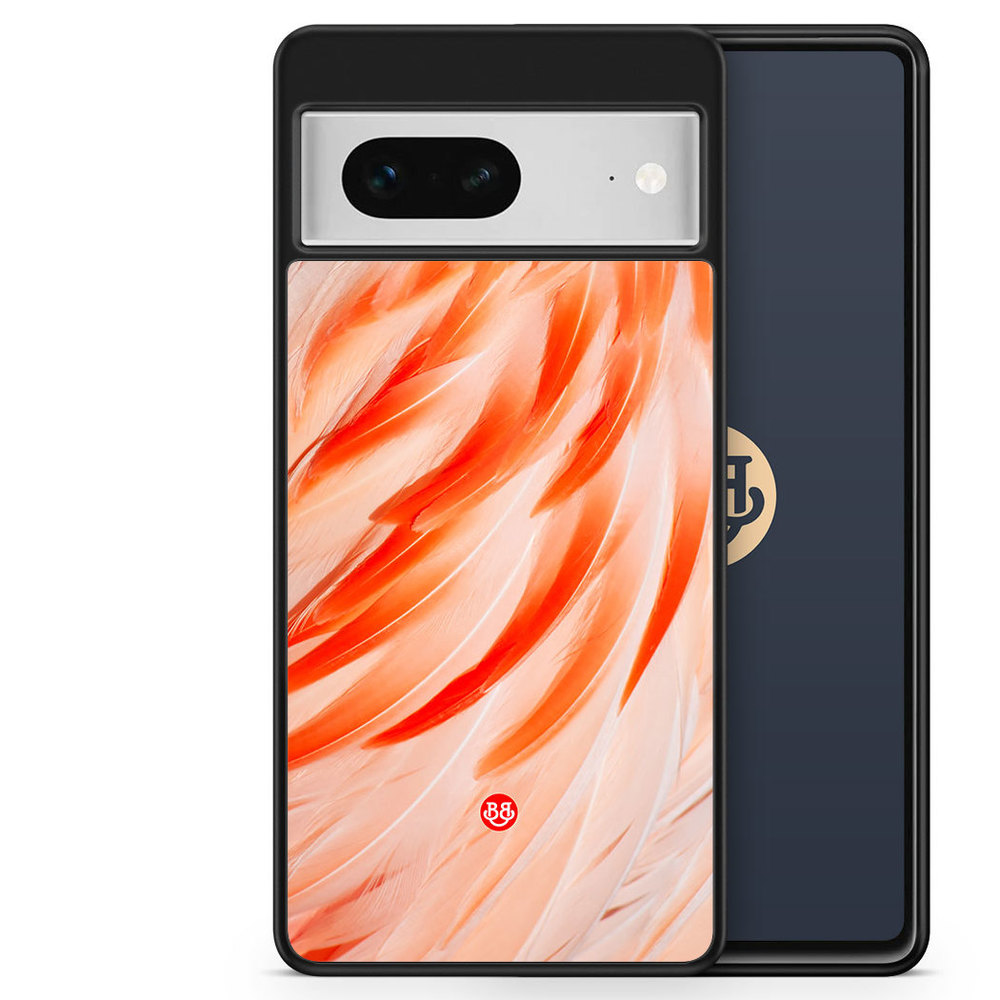 Google Pixel 7 Case - Flamingo Feathers
