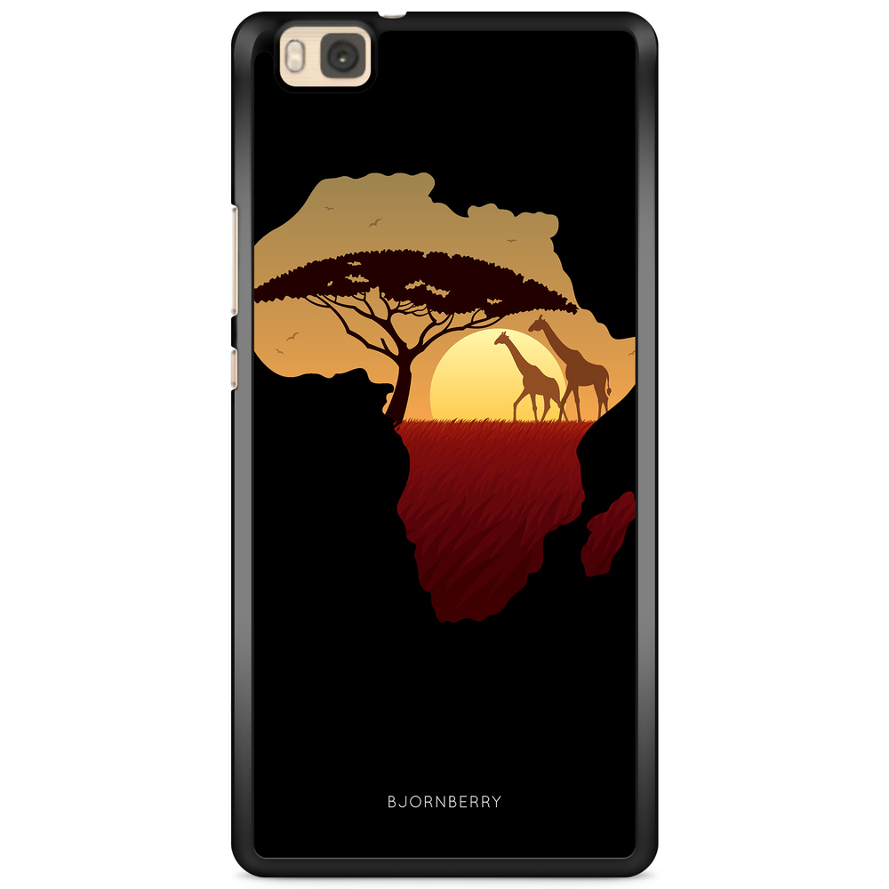 Huawei P8 Lite Case - Africa Black