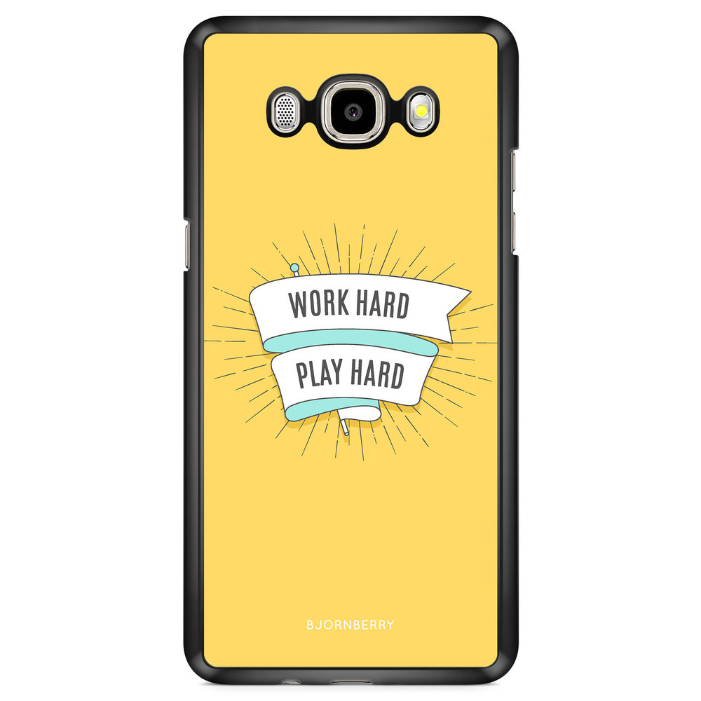 Samsung Galaxy J7 (2016) Case - Work hard play hard