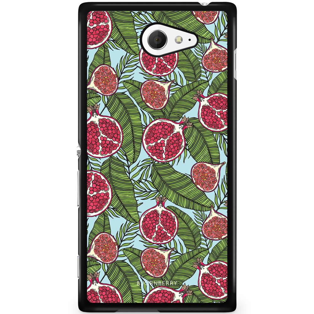Sony Xperia M2 Aqua Case - Pomegranate