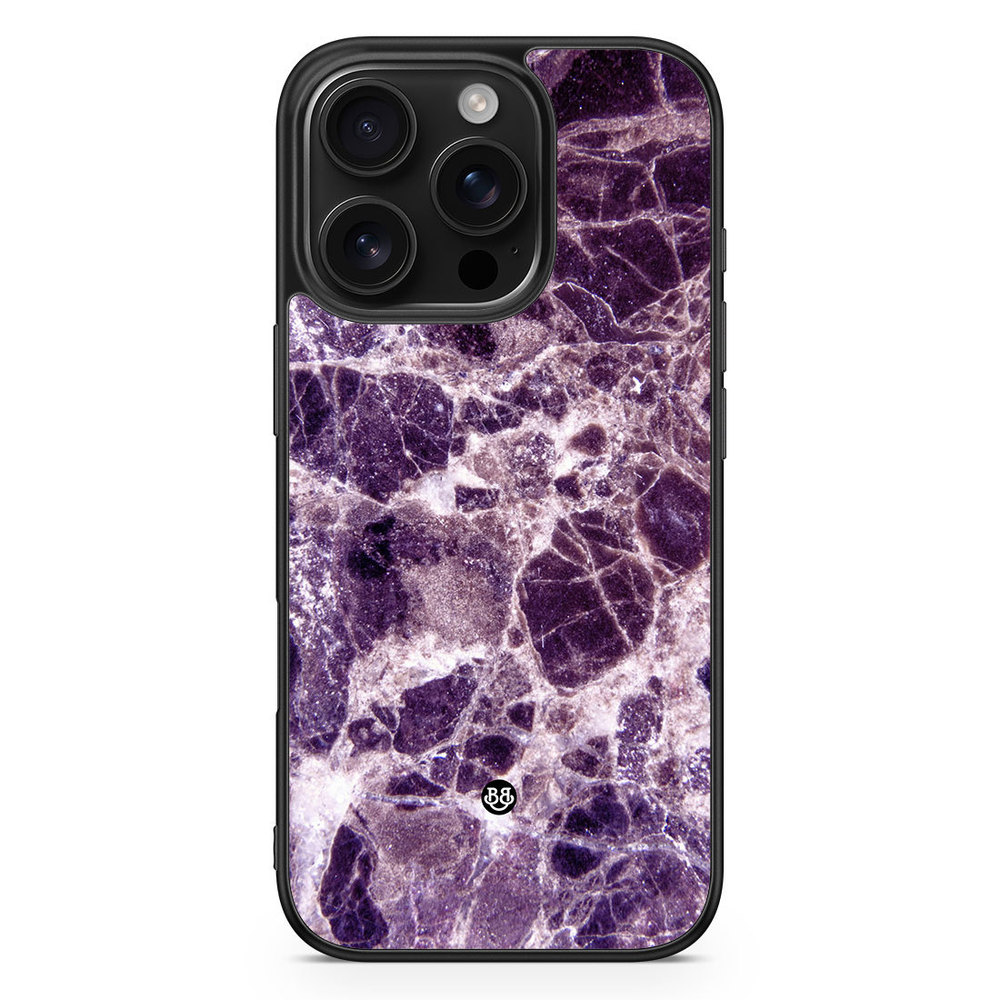 iPhone 16 Pro Case - Purple Marble