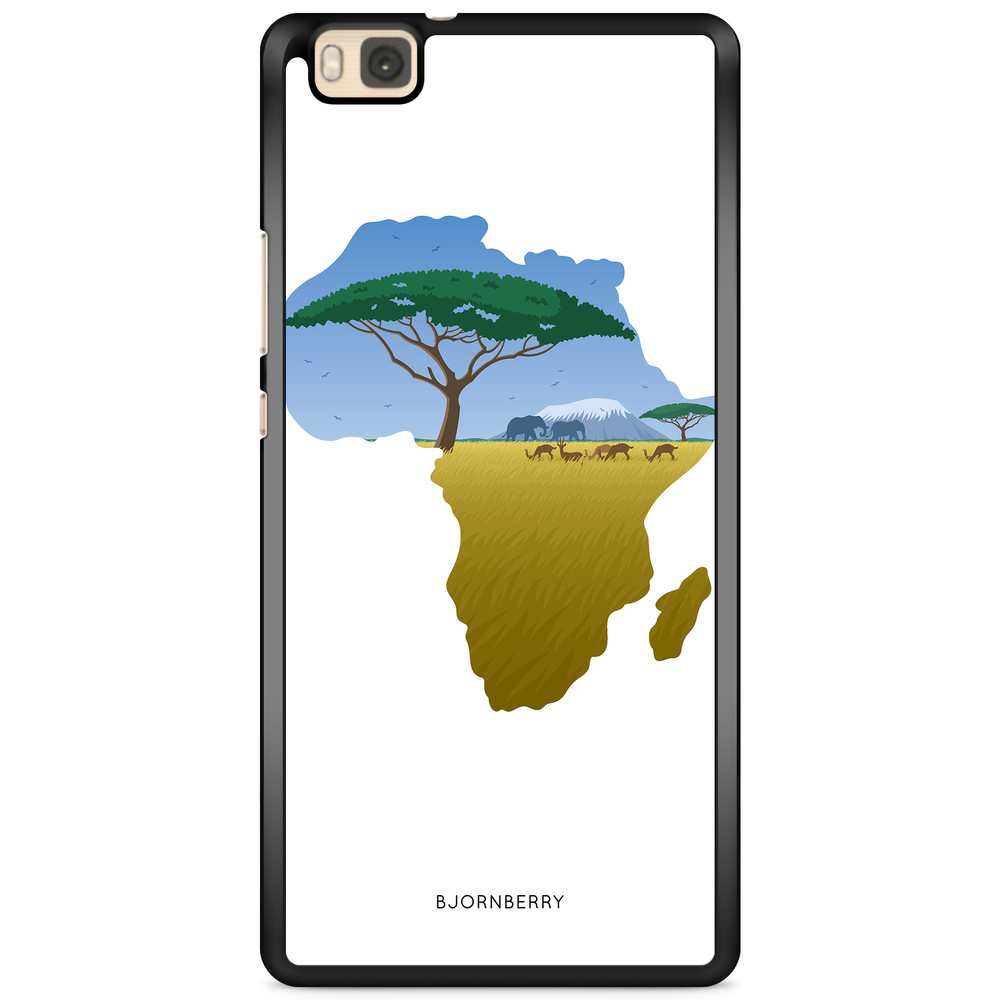 Huawei P8 Lite Case - Africa White