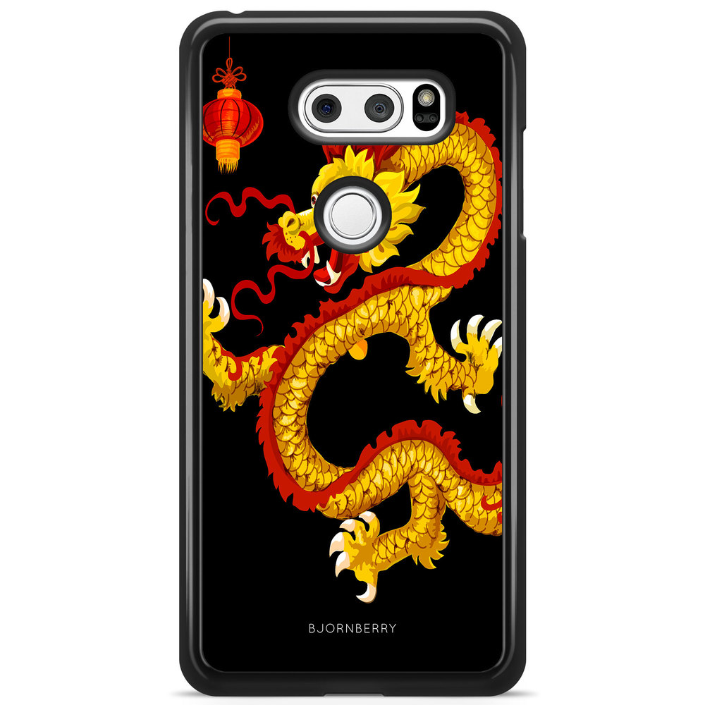 LG V30 Case - Yellow Dragon