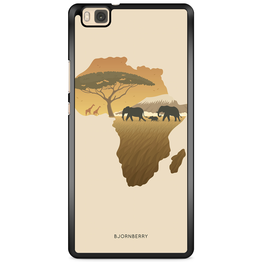 Huawei P8 Lite Case - Africa Brown