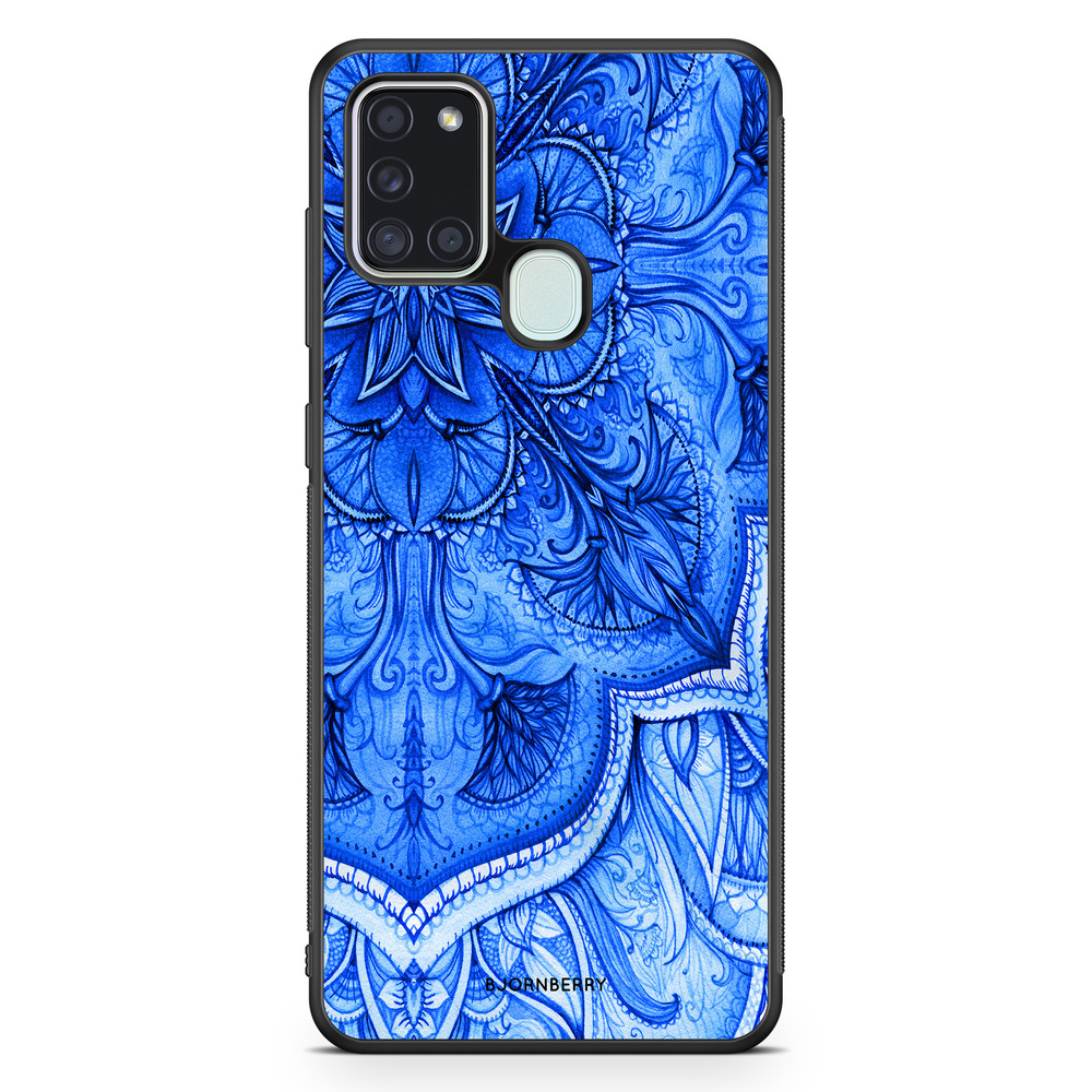 Samsung Galaxy A21s Case - Blue Vintage
