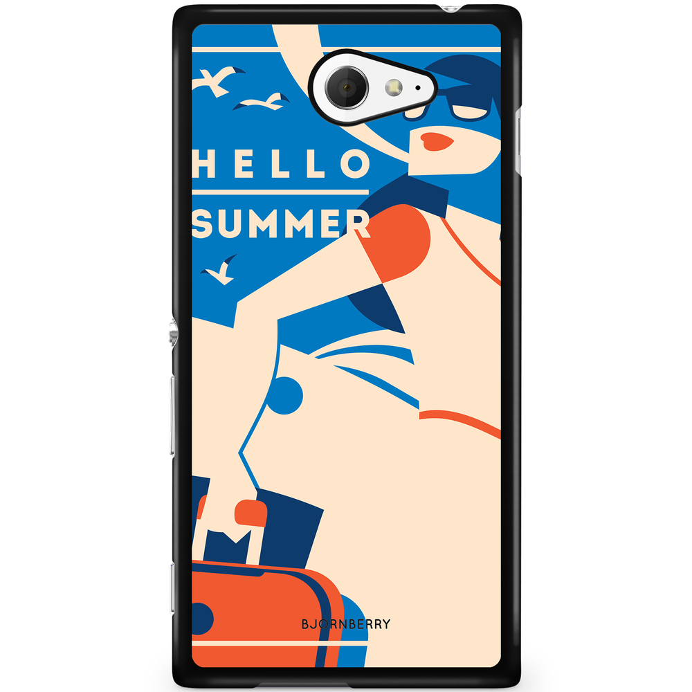 Sony Xperia M2 Aqua Case - Hello Summer