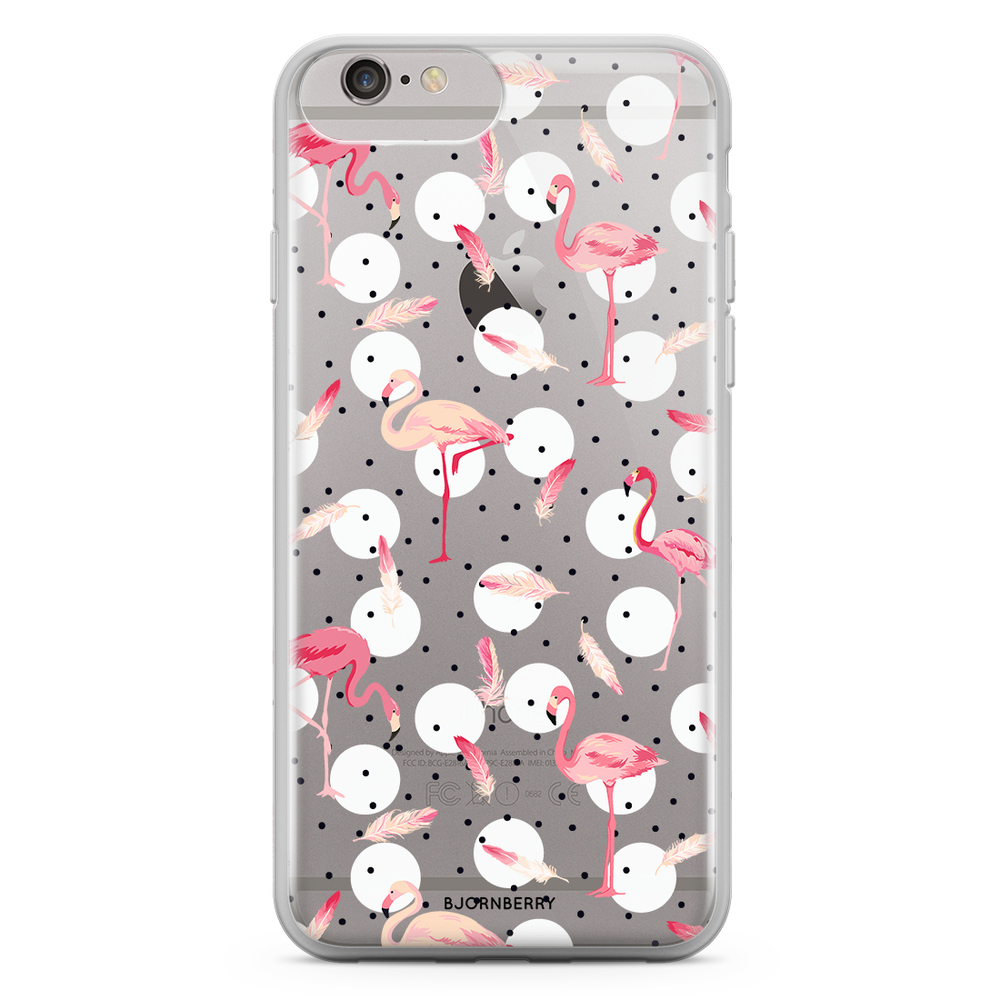 iPhone 6 Plus/6s Plus Fashion Case - Flamingos