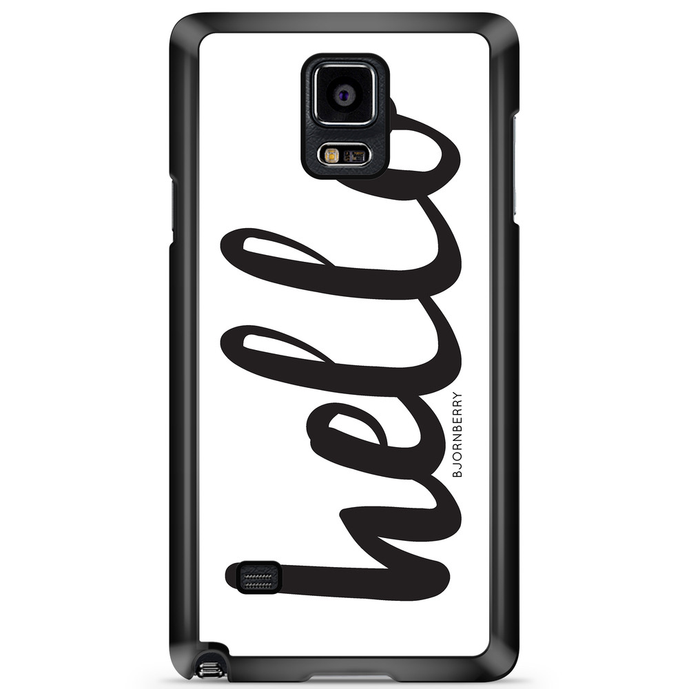 Samsung Galaxy Note 4 Case - Hello Black