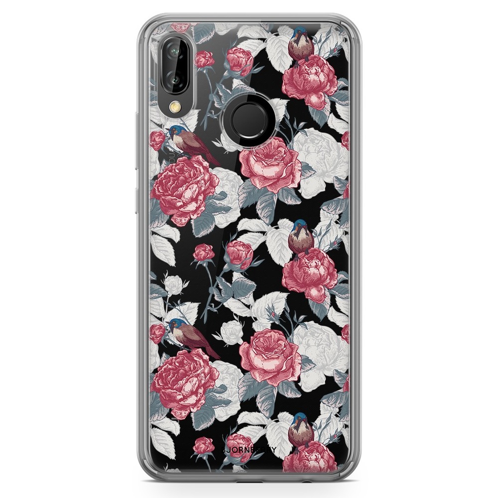 Huawei P20 Lite Fashion Case - Roses and Birds