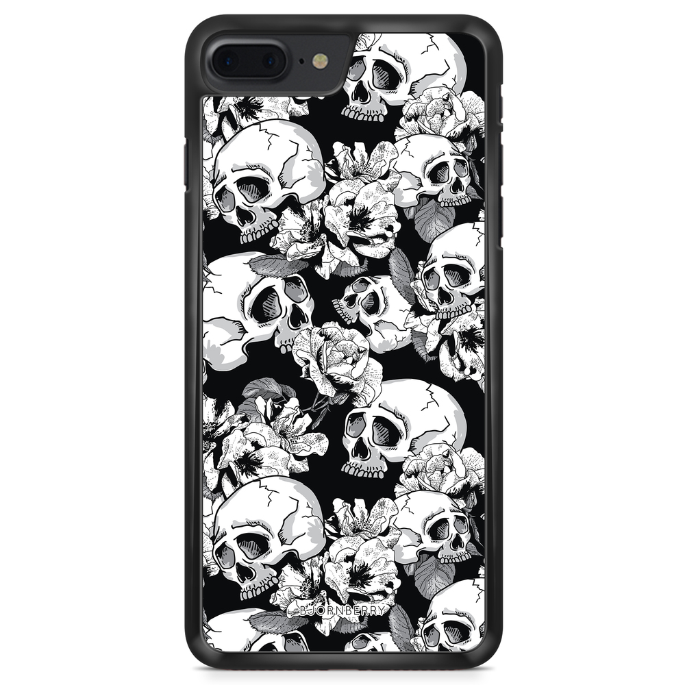 iPhone 8 Plus Case - Skull & Roses
