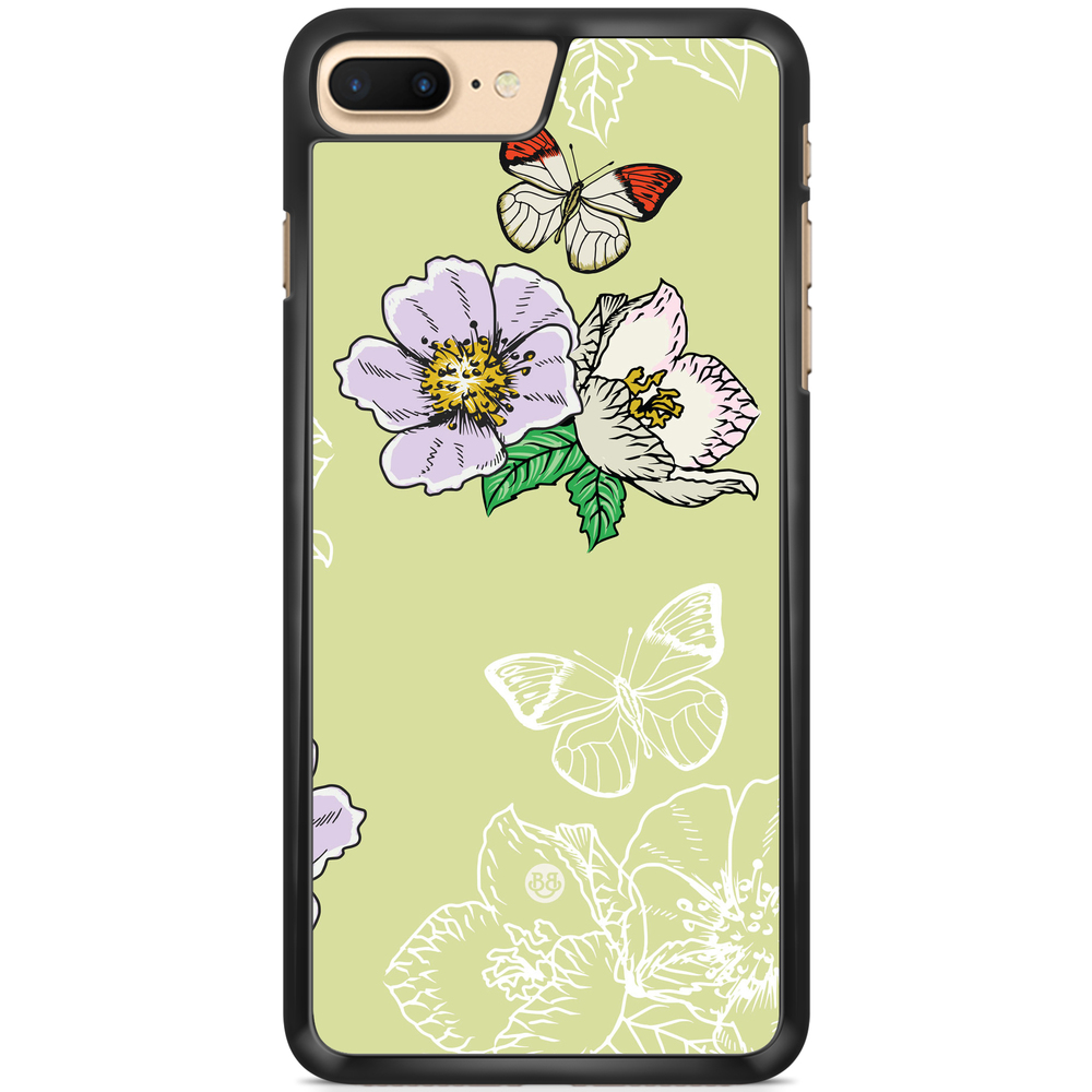 iPhone 7 Plus Case - Butterfly Flower