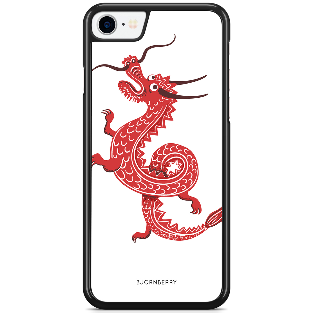 iPhone 8 / iPhone SE (2022/2020) Skal - Röd Drake