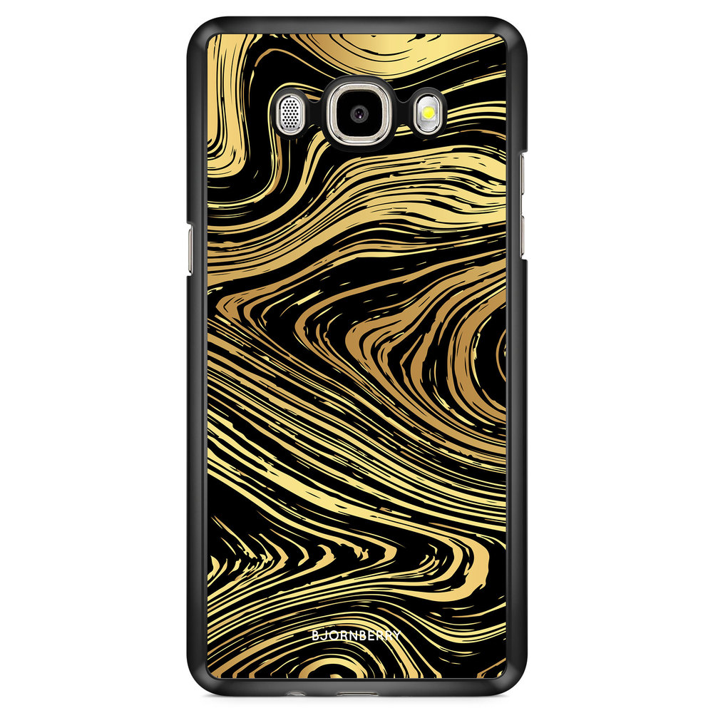 Samsung Galaxy J7 (2016) Case - Gold Marble