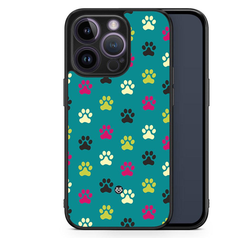 iPhone 14 Pro Case - Dog Footprint