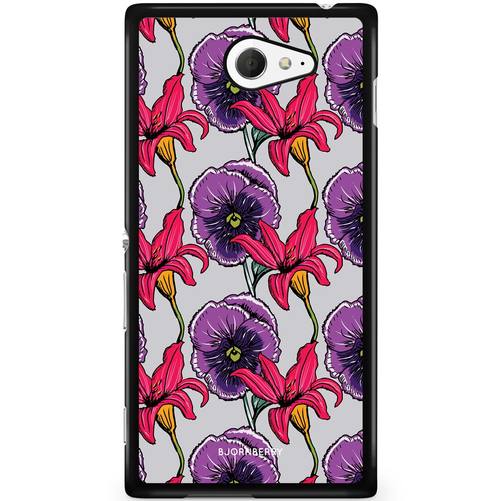 Sony Xperia M2 Aqua Case - Flowers