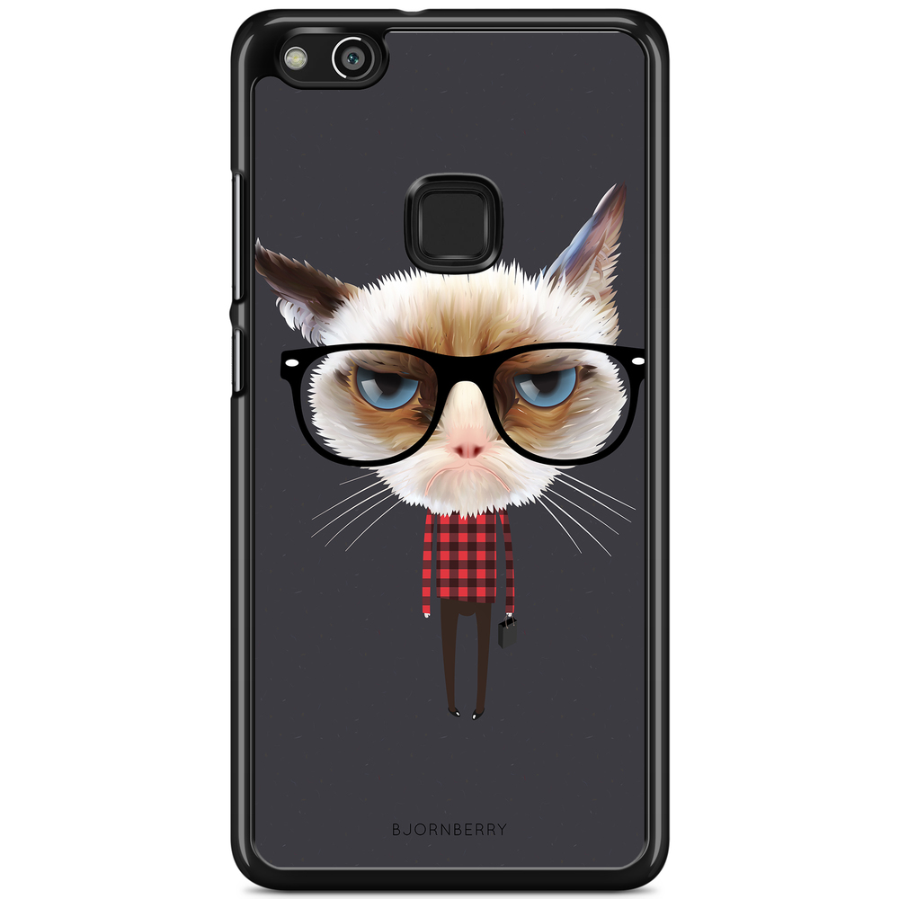 Huawei P10 Lite Case - Hipster Cat
