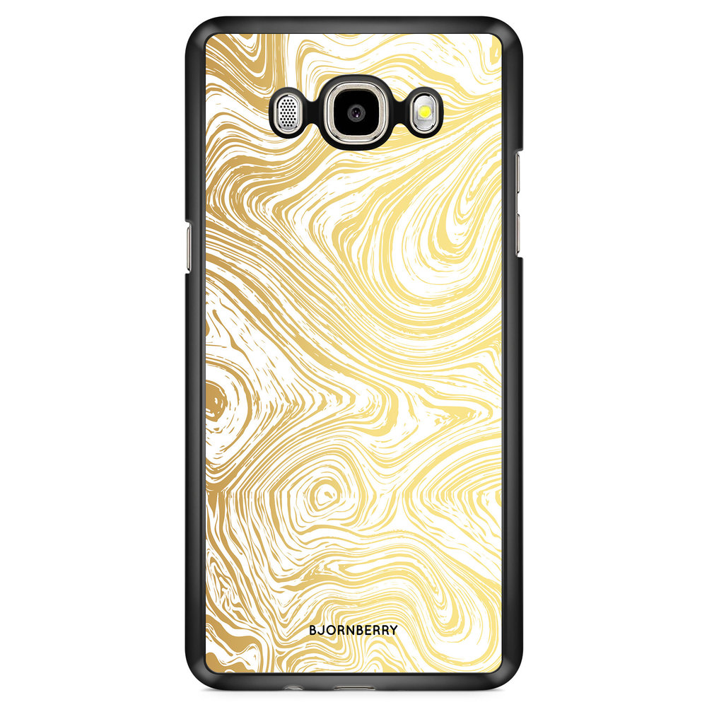Samsung Galaxy J7 (2016) Case - Gold Marble