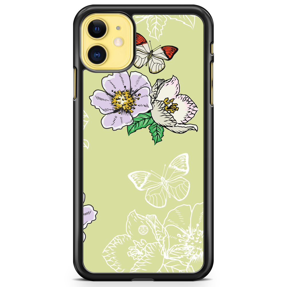 iPhone 11 Case - Butterfly Flower