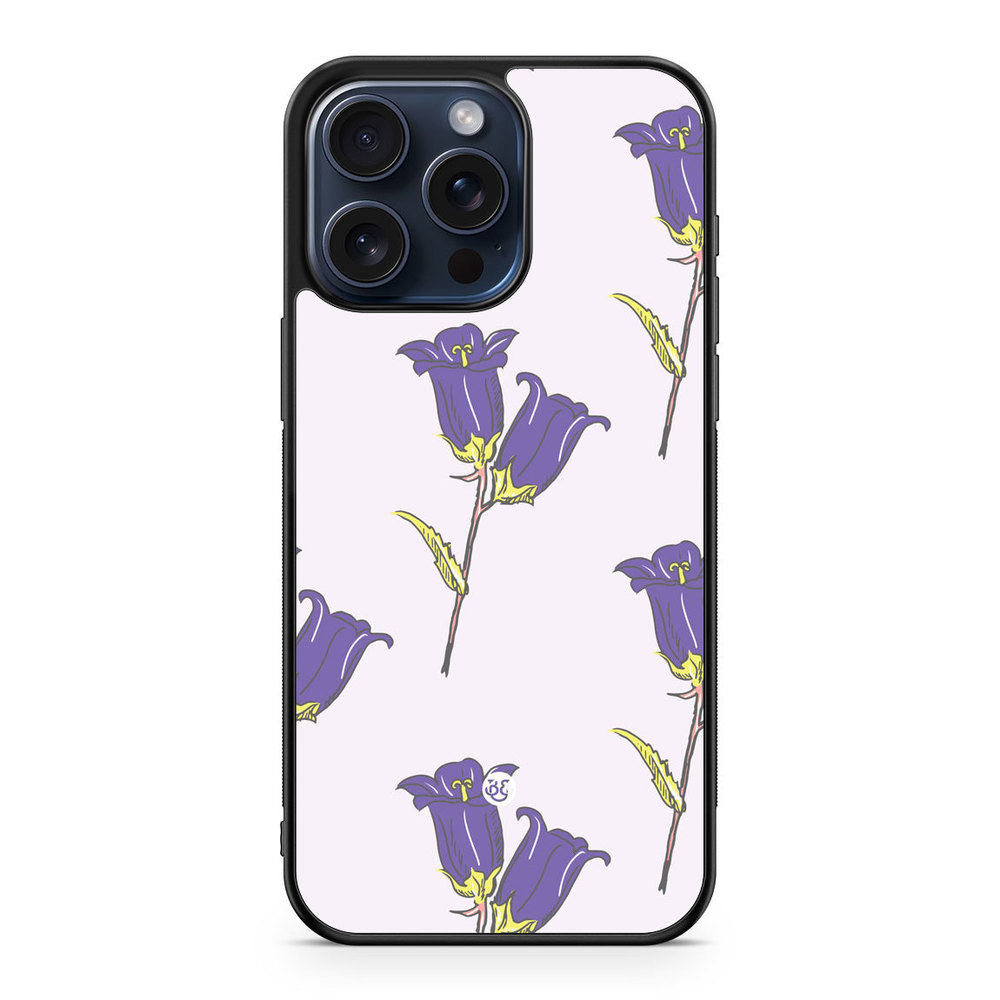 iPhone 15 Pro Max Case - Wild Purple Flowers