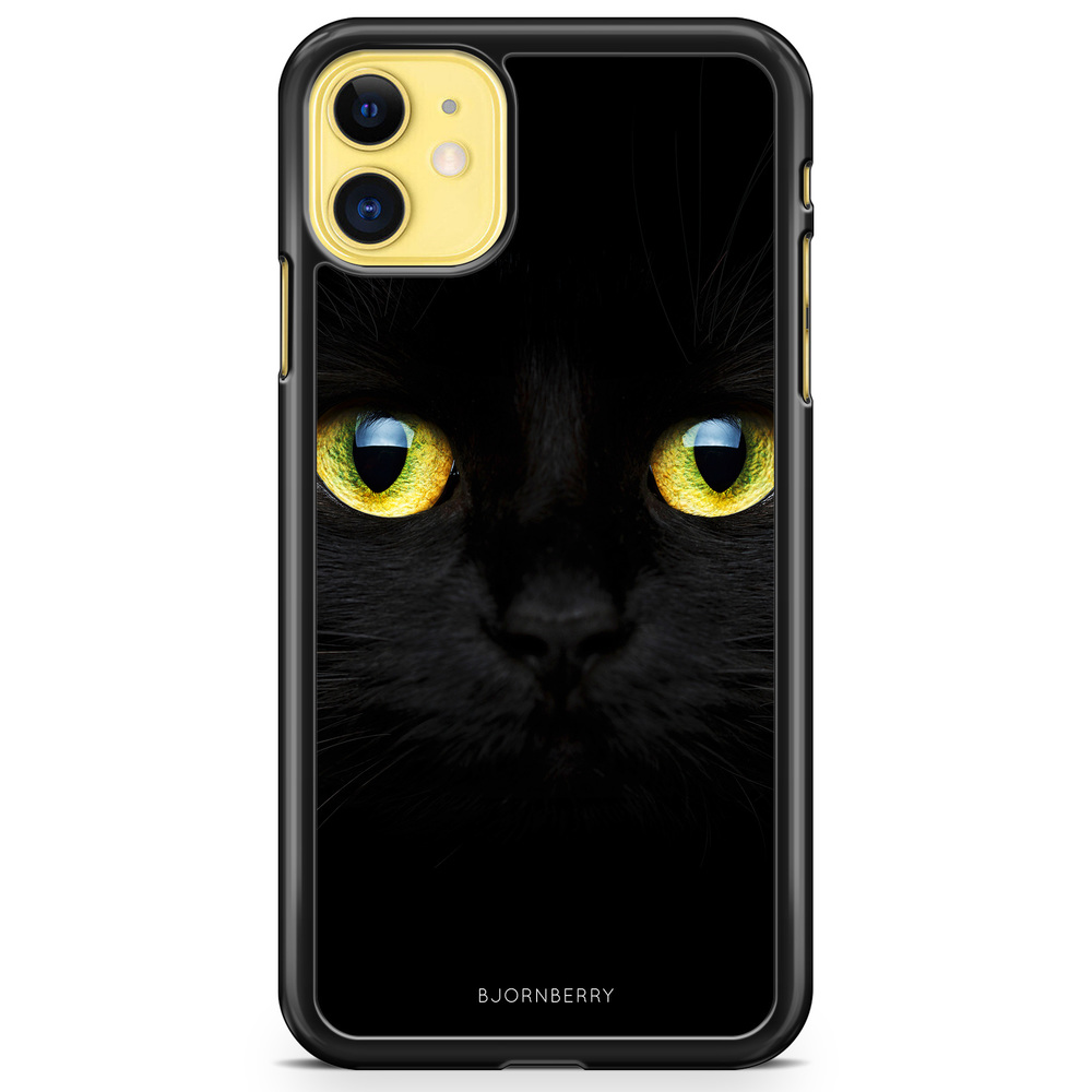iPhone 11 Case - Black Cat Close Up