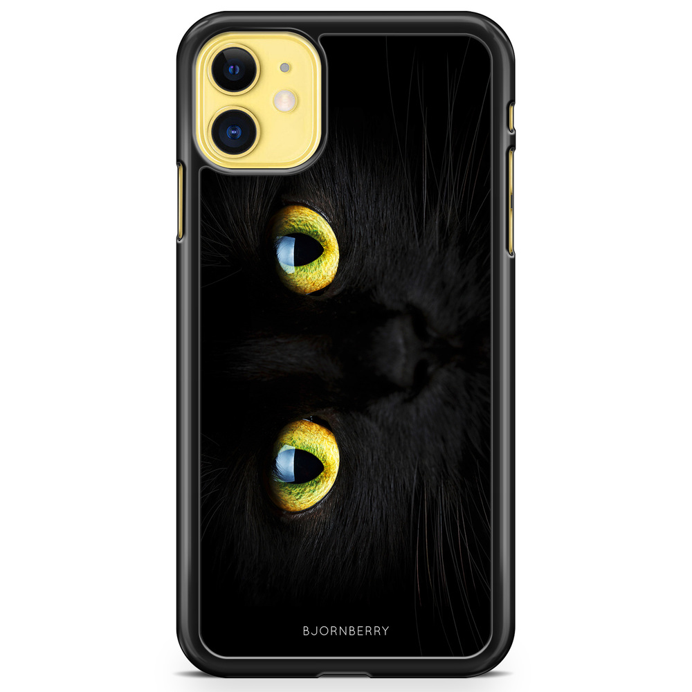 iPhone 11 Case - Black Cat Close Up