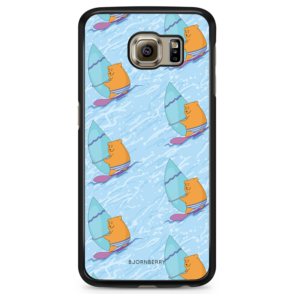 Samsung Galaxy S6 Edge+ Case - Bear Surfer