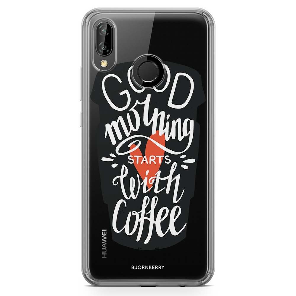 Huawei P20 Lite Fashion Skal - Kaffe