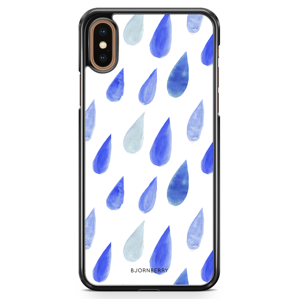 iPhone XS Max Case - Watercolor Rain
