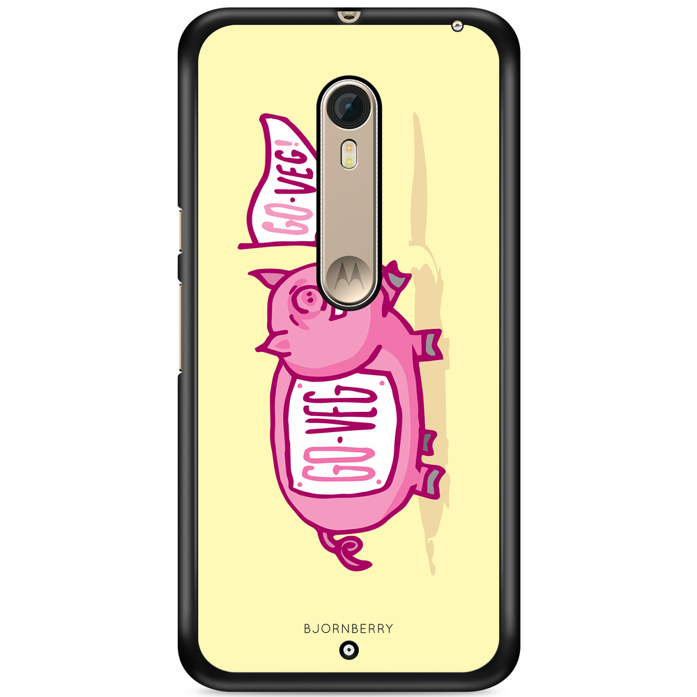 Moto X Style Case - Pink Pig